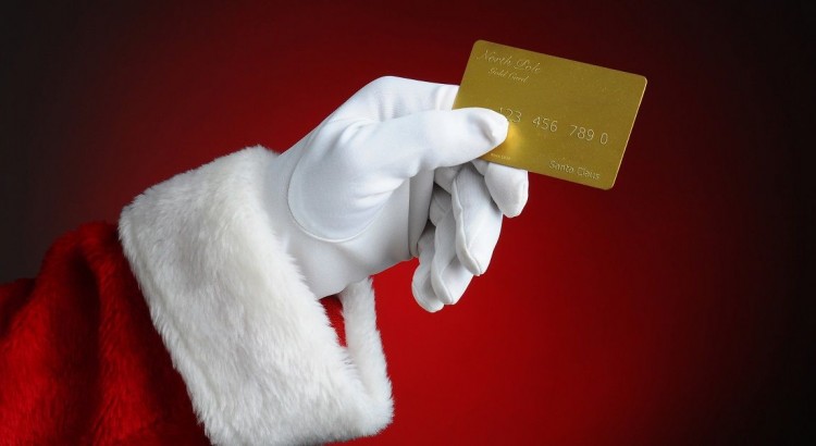 tarjeta de crédito para Navidad